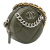 Chanel B Chanel Green Olive Green Lambskin Leather Leather Lambskin 19 Round Clutch with Chain Italy