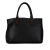 Bottega Veneta B Bottega Veneta Black Chemical Fiber Fabric Large Rubberized Canvas Marco Polo Tote Italy