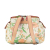 Gucci B Gucci Pink Canvas Fabric Floral Backpack Italy