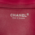 Chanel B Chanel Pink Patent Leather Leather CC Quilted Patent Clutch with Chain France