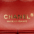 Chanel AB Chanel Red Lambskin Leather Leather Medium Classic Chevron Lambskin Double Flap France