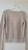 Ikks Summer cardigan in cotton, with zip, iridescent sand color, fishnet with small holes, very trendy, never worn