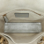 Christian Dior B Dior Silver Calf Leather Mini Metallic skin Cannage Supple Lady Dior Italy