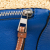 Loewe B LOEWE Blue with Brown Beige Calf Leather Medium Multicolor and Raffia Puzzle Satchel Spain