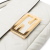 Fendi AB Fendi White Calf Leather Mini Embossed Zucca Baguette Satchel Italy