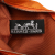 Hermès B Hermès Orange with Brown Silk Fabric Vif Argent y City 33 France