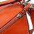 Loewe B LOEWE Orange Calf Leather Small Puzzle Bag Spain