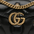 Gucci AB Gucci Black Calf Leather Small GG Marmont 2.0 Shoulder Bag Italy