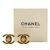 Chanel B Chanel Gold Gold Plated Metal CC Turnlock Clip On Earrings France