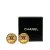 Chanel AB Chanel Gold Gold Plated Metal CC Clip on Earrings France