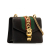 Gucci B Gucci Black Calf Leather Mini Sylvie Chain Crossbody Bag Italy