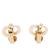 Christian Dior AB Dior Gold Gold Plated Metal Gold-Tone Clip-On Earrings Italy