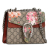 Gucci B Gucci Brown Beige Coated Canvas Fabric Mini GG Supreme Blooms Dionysus Crossbody Bag Italy