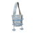 Christian Dior B Dior Blue Canvas Fabric Toile de Jouy D-Bubble Bucket Bag Italy
