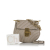 Chloé B Chloé Gray Calf Leather Drew Bijou Studded Crossbody Bag Italy