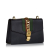 Gucci B Gucci Black Calf Leather Sylvie Shoulder Bag Italy