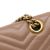 Gucci B Gucci Brown Beige Calf Leather Small GG Marmont Matelasse Crossbody Bag Italy
