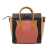 Celine AB Celine Pink Calf Leather Nano Tricolor Luggage Tote Italy