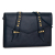 Saint Laurent B Yves Saint Laurent Blue Navy Calf Leather Studded Crossbody Bag France