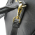 Prada AB Prada Black Saffiano Leather Mini Symbole Double Zip Satchel Italy