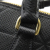 Prada AB Prada Black Saffiano Leather Mini Symbole Double Zip Satchel Italy