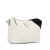 Prada AB Prada White Saffiano Leather Re-Edition Zip Messenger Italy