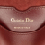 Christian Dior B Dior Red Bordeaux Calf Leather Medium Bobby Crossbody Bag Italy