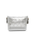 Chanel AB Chanel Silver Lambskin Leather Leather Small Metallic Gabrielle Crossbody Bag Italy