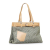 Christian Dior B Dior Brown Canvas Fabric Diorissimo Trotter Tote Bag Italy