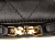 Chanel AB Chanel Black with Gold Lambskin Leather Leather Square Classic Quilted Lambskin Flap Italy