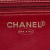 Chanel B Chanel Red Caviar Leather Leather Caviar CC Lunch Box Vanity Case France