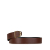 Hermès B Hermès Brown with Blue Navy Calf Leather Clemence Reversible Etrier Belt France