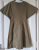 Vanessa Seward Original khaki canvas dress 36