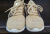 Louis Vuitton Gold Knit Fabric Leather Aftergame Sneakers