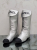 Chanel Silver Mid Calf Boots