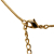 Christian Dior B Dior Gold Gold Plated Metal D Pendant Necklace Italy