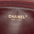 Chanel B Chanel Red Burgundy Goatskin Leather Medium Diagonal Quilted Flap Italy