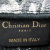 Christian Dior B Dior Green Dark Green with Multi Canvas Fabric Tie Dye Vertical Book Tote Italy