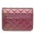 Chanel AB Chanel Purple Lambskin Leather Leather Mini Iridescent Lambskin Wallet On Chain Italy
