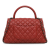Chanel B Chanel Red Caviar Leather Leather Small Caviar Coco Top Handle Bag Italy
