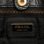 Prada B Prada Black Nylon Fabric Tessuto Tote Bag Italy