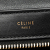 Celine B Celine Black with Brown Beige Calf Leather Small Tricolor Trapeze Satchel Italy