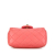 Chanel B Chanel Pink Lambskin Leather Leather Mini Square Classic Lambskin Pearl Crush Flap Italy