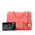 Chanel B Chanel Pink Lambskin Leather Leather Mini Square Classic Lambskin Pearl Crush Flap Italy