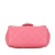 Chanel AB Chanel Pink Lambskin Leather Leather Mini Square Lambskin Pearl Samba Flap Italy