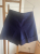 See By Chloé Marineblaue Shorts mit hoher Taille