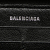 Balenciaga B Balenciaga Black Calf Leather skin Logo Everyday Continental Zip Around Wallet Italy