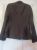 All Saints Blazer 100% soie marron 36