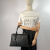 Prada Twist Galleria Saffiano Leather 2-Ways Tote Bag Black