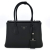 Prada Twist Galleria Saffiano Leather 2-Ways Tote Bag Black